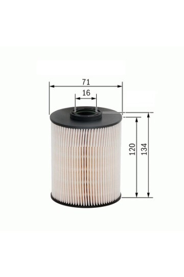 YAKIT FİLTRESİ VW CRAFTER 30-50 2.5 TDİ 06 >