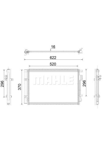 A-C CONDENSER HYUNDAI I20 1.2