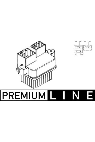 A/C-Gebl seregler und Widerstand FORD FIESTA