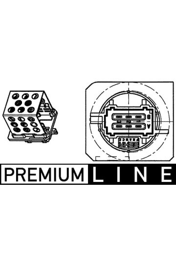 A/C-Gebl seregler und Widerstand PEUGEOT 206 AC