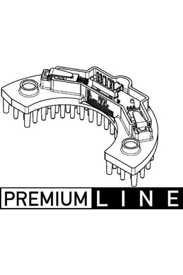 A/C-Gebl seregler und Widerstand PEUGEOT 307
