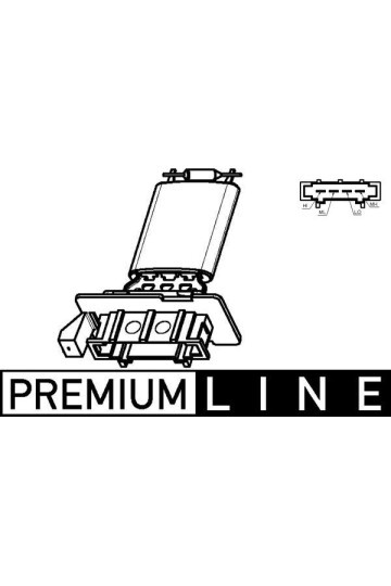 A/C-Gebl seregler und Widerstand VW GOLF/PASSAT/JETTA