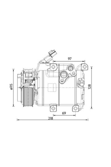 A/C-Kompressor HYUNDAI H350 02/15-