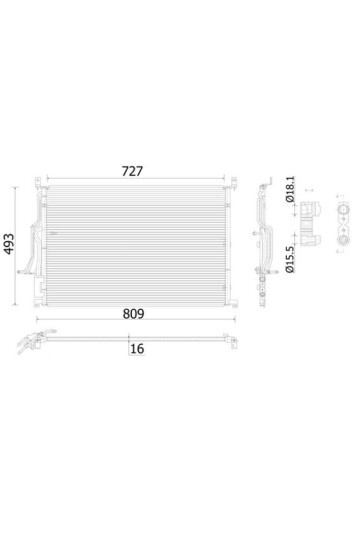A/C-Kondensator AUDI A8