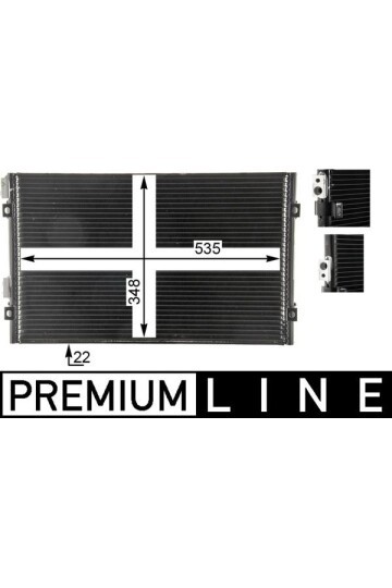 A/C-Kondensator CHRYSLER PT CRUISER PT