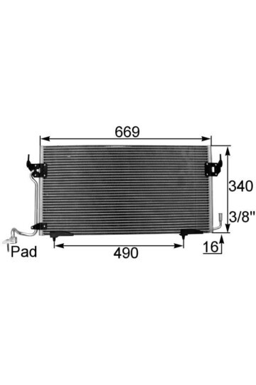 A/C-Kondensator CITROEN BERLINGO/PEU PART