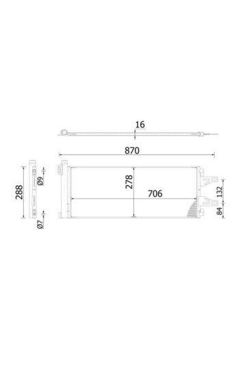 A/C-Kondensator FIAT DUCATO / PEUGEOT BOX
