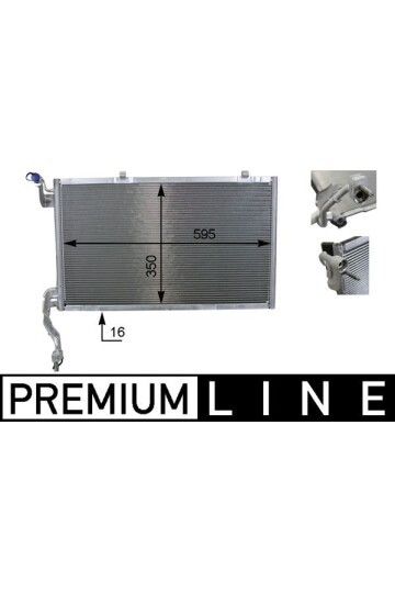 A/C-Kondensator FORD FIESTA 2012-