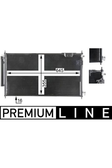 A/C-Kondensator HONDA ACCORD VII CL