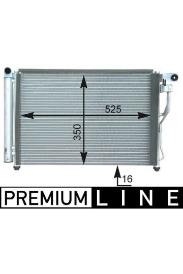 A/C-Kondensator HYUNDAI ACCENT 2005-