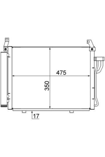 A/C-Kondensator HYUNDAI i10 1.1
