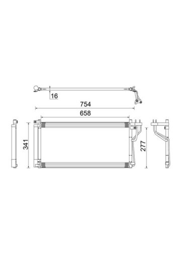 A/C-Kondensator HYUNDAI SONATA 05-