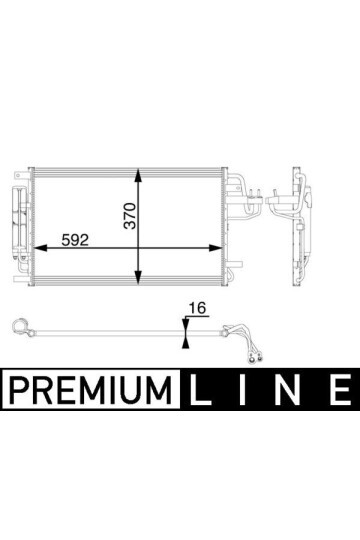 A/C-Kondensator KIA SPORTAGE