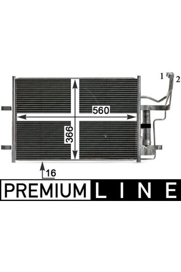 A/C-Kondensator MAZDA 3 BK