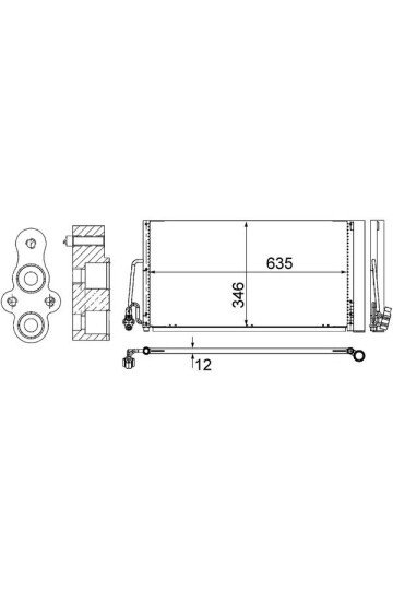 A/C-Kondensator MINI COOPER 1600 R56/57