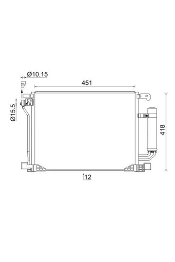 A/C-Kondensator NISSAN JUKE