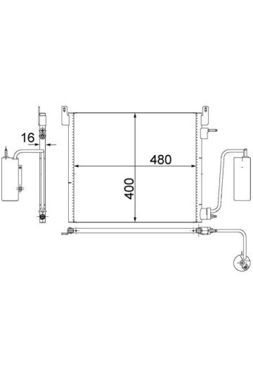 A/C-Kondensator OPEL VECTRA C / SIGNUM