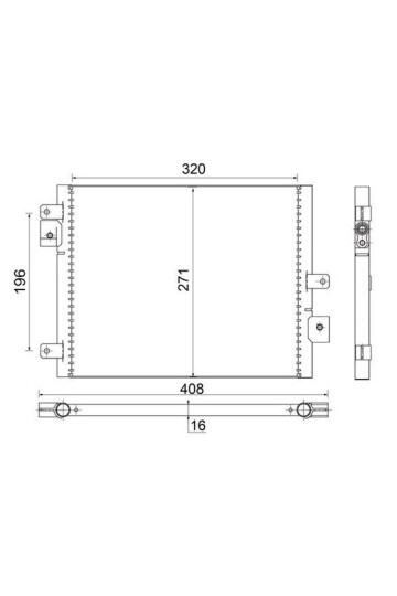 A/C-Kondensator PORSCHE 911 996