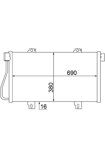 A/C-Kondensator RENAULT