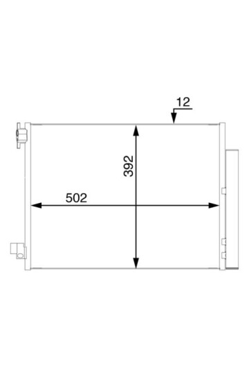 A/C-Kondensator RENAULT CLIO / DACIA