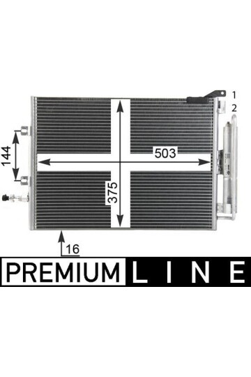 A/C-Kondensator RENAULT CLIO III