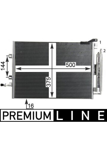 A/C-Kondensator RENAULT CLIO III