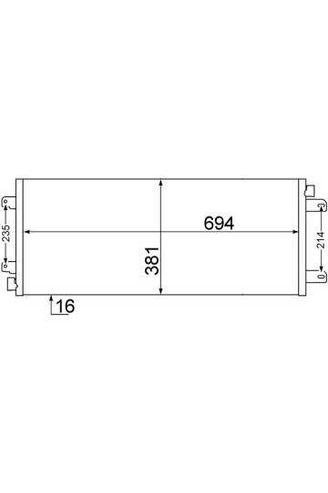 A/C-Kondensator RENAULT MASTER II 97-