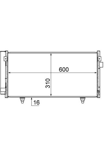 A/C-Kondensator SUBARU FORESTER