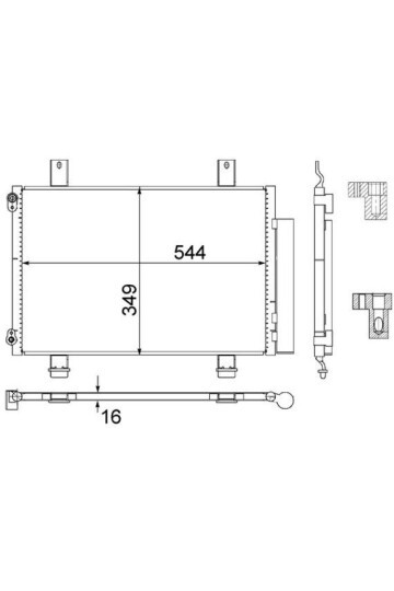 A/C-Kondensator SUZUKI SWIFT P/D