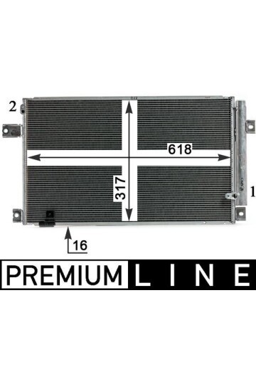 A/C-Kondensator TOYOTA AVENSIS T25