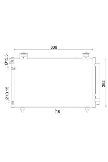 A/C-Kondensator TOYOTA AVENSIS T25