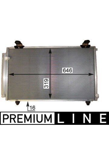 A/C-Kondensator TOYOTA COROLLA ZER