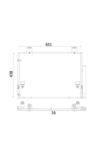 A/C-Kondensator TOYOTA HILUX