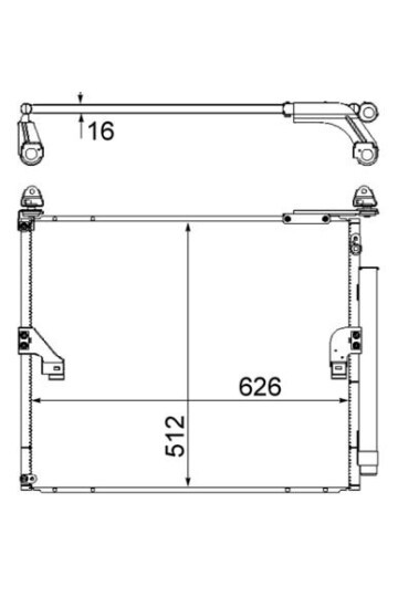 A/C-Kondensator TOYOTA LAND CRUISER