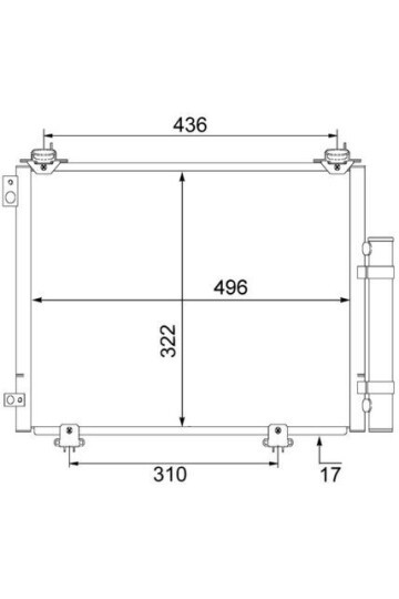 A/C-Kondensator TOYOTA YARIS