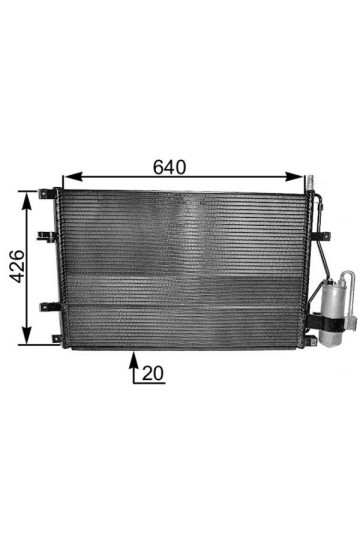 A/C-Kondensator VOLVO V70 II / S80