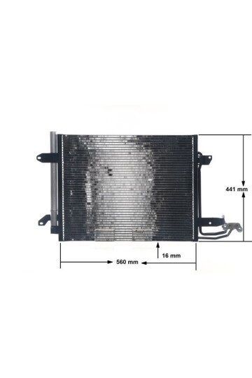 A/C-Kondensator VW CADDY III / TOURAN