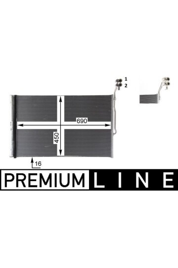 A/C-Kondensator VW TOUAREG