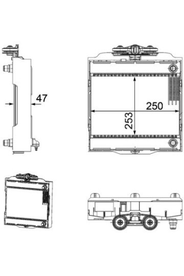 EK SU RADYATORU PREMIUM LINE SOL BMW F10 F01 F06 F07 F12 F13