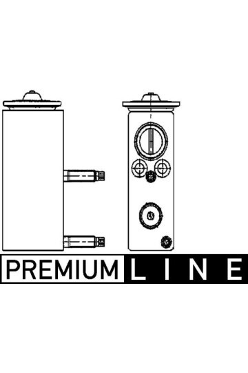 Expansionsventil und Orifice Tube CITROEN C5/C6/PEUGEOT 407