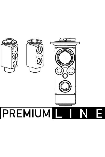 Expansionsventil und Orifice Tube OPEL ZAFIRA B