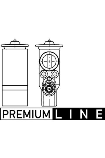 Expansionsventil und Orifice Tube PEUGEOT 206