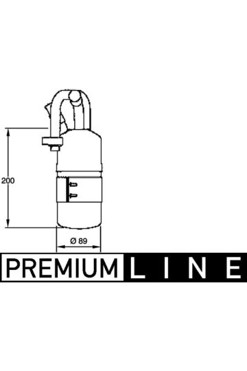 Filter-Trockner und Akkumulator FORD FIESTA V / FUSION