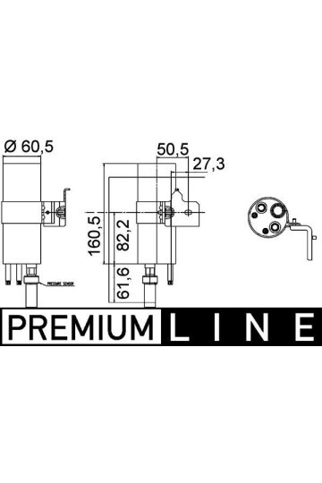 Filter-Trockner und Akkumulator FORD FIESTA VI