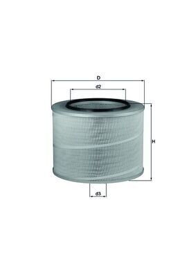 HAVA FİLTRESİ Air filter element