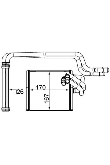 Innenraum-W rmetauscher FORD FIESTA VI