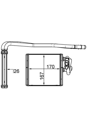 Innenraum-W rmetauscher FORD FIESTA VI AII 08-