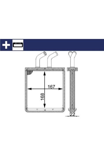 Innenraum-W rmetauscher KIA RIO 00-