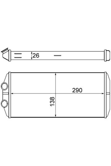 Innenraum-W rmetauscher PEU. PARTNER/CIT. BERLING