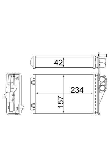 Innenraum-W rmetauscher PEUGEOT 207